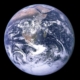 A photo of the earth from space.